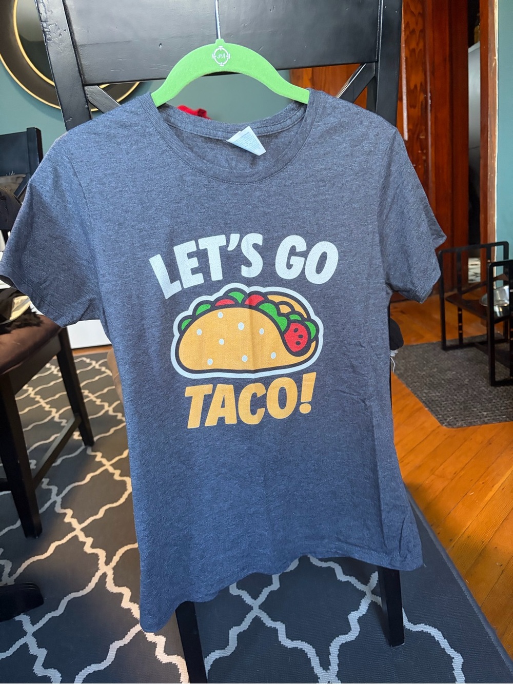 Kids Gray "Let's Go Taco!" Graphic Tee